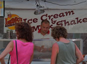 guy making ice cream cones